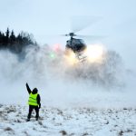 Advice for helicopter pilots in harsh winter conditions